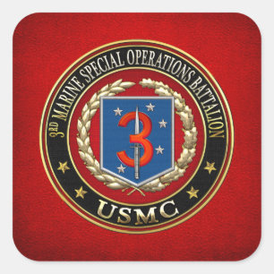 3. MSOB [3D] QUADRATISCHER AUFKLEBER