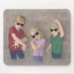 3 Munchkins Mousepad