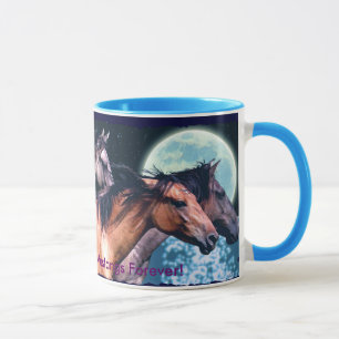 3 Mustangs Espagnol Cheval-Amour à boire Mug
