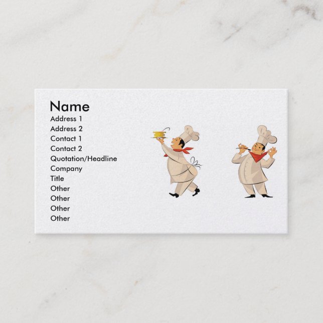 3, Name, Anschrift 1, Anschrift 2, Kontakt 1, Cont Visitenkarte (Vorderseite)