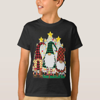 3 Niedliche Weihnachtsgnomen Schwedischer Jul Nord T-Shirt
