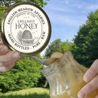 3 OZ CRÉÉ Étiquette de miel bouchon brut