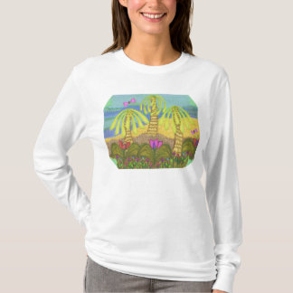 3 Palmen-Oasen-KunstHoodie T-Shirt
