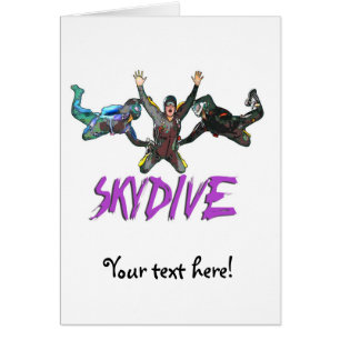 3 parachutistes - pourpre