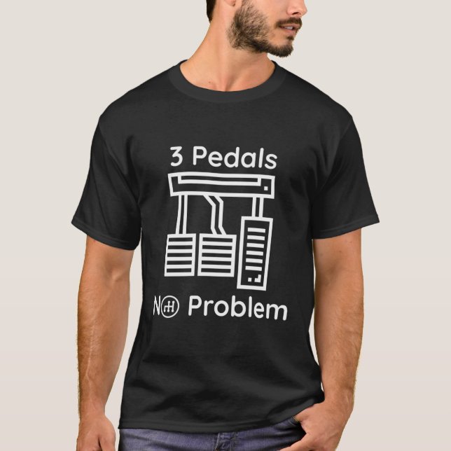 3 Pedale Kein Problem T-Shirt (Vorderseite)