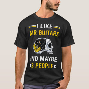 3 Personen Air Gitarre Gitarrist T-Shirt
