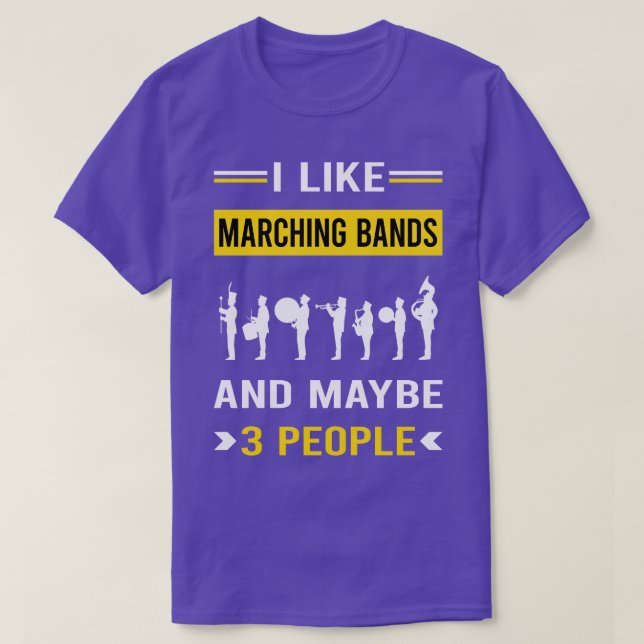 3 Personen Marinierband T-Shirt (Design vorne)