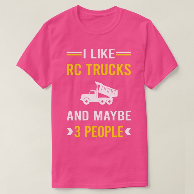 3 Personen RC Lkw T-Shirt (Design vorne)
