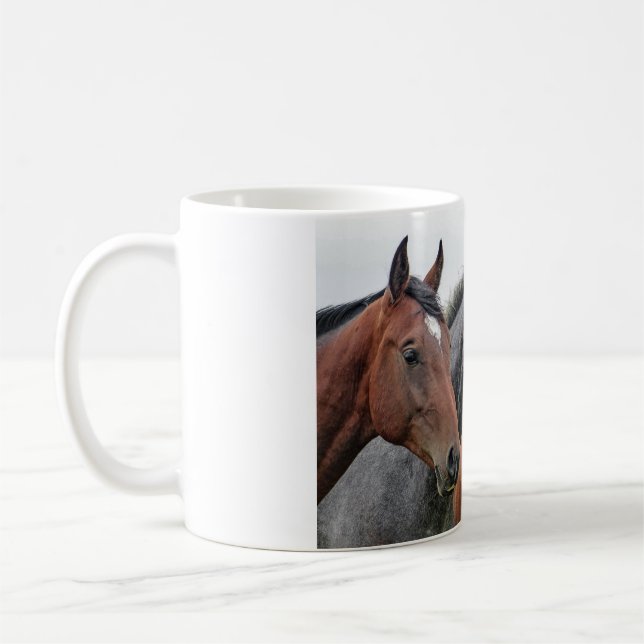 3 Pferde Tasse (Links)