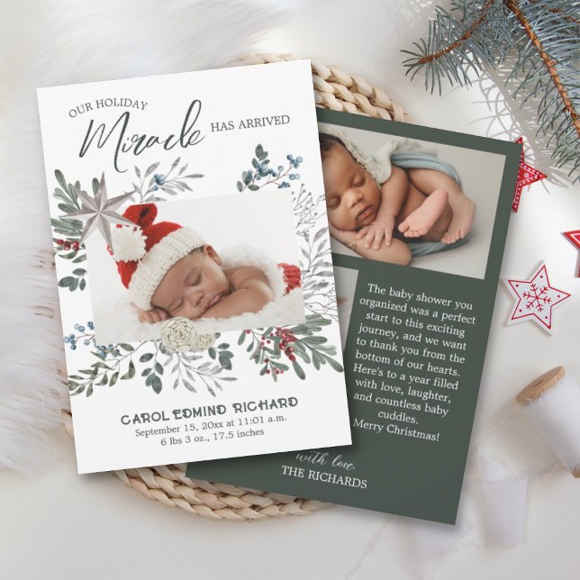 3 Photo Collage Baby shower de Faire-part de naiss (Créateur téléchargé)