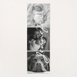 3 photos Collage Minimalist Family Yogamatte