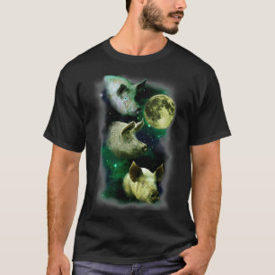 3 Pig Moon Funny Parody  T-Shirt