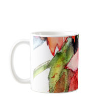3 Poinsettia-WeihnachtsTasse