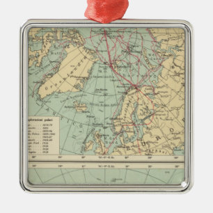 3 Polargebiete Ornament Aus Metall