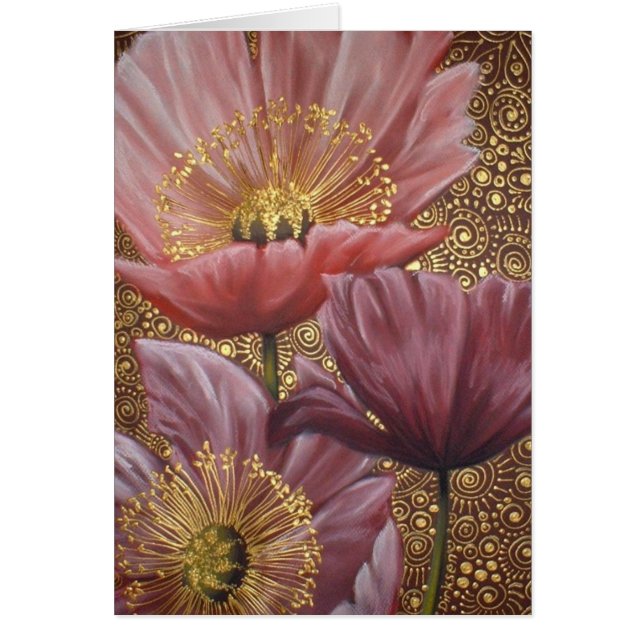 3 POPIES ROSES (Devant)