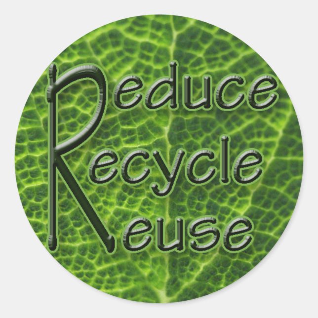 3 R RUNDER AUFKLEBER (Vorderseite)