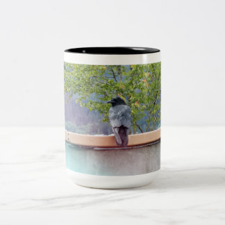 3 Raben Zweifarbige Tasse