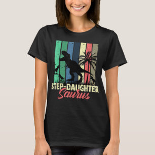 3 Rex Step-Tochter Saurus Dinosaur Step-Töchter T-Shirt