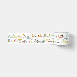 3" Ribbon - Alphabet Ripsband