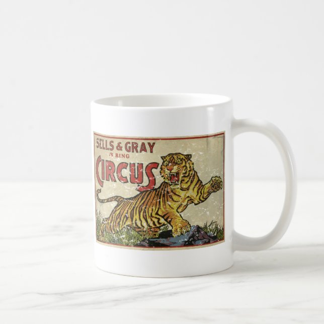 3 Ring Circus - etwa 1930 Not leidend Kaffeetasse (Rechts)