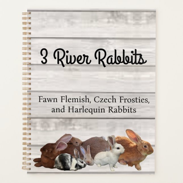 3 Rivers Rabbits Planner (Devant)