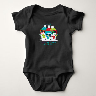 3 Schneemänner WeihnachtsWinter Familienmaßgeschne Baby Strampler