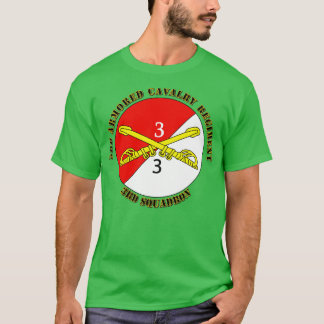 3. Schwadron 3. gepanzertes Kavallerieregiment mit T-Shirt