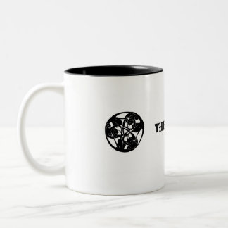 3 Schwarze Katze-Tasse Zweifarbige Tasse