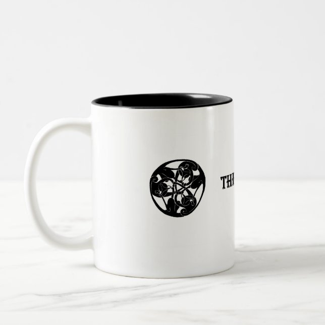 3 Schwarze Katze-Tasse Zweifarbige Tasse (Links)