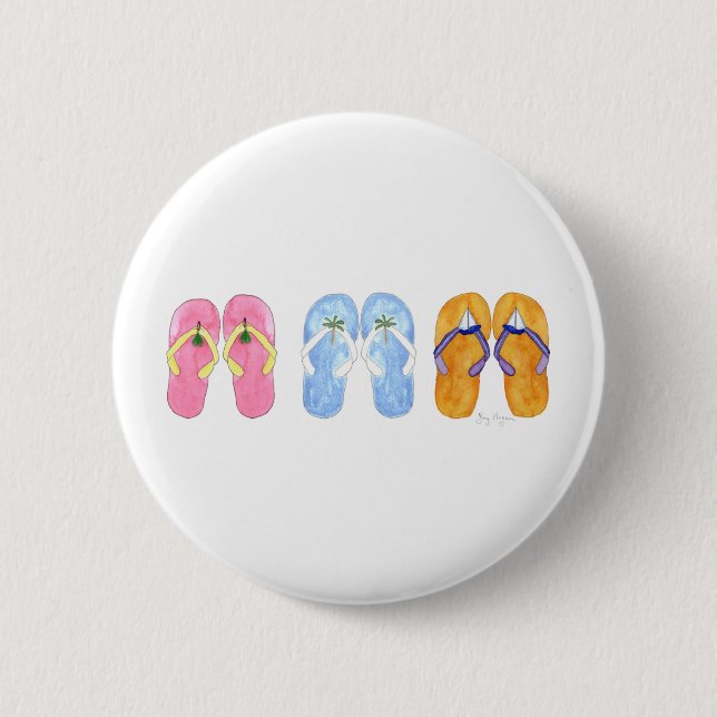 3 Seiten der Schaltfläche Flip Flops Button (Vorderseite)