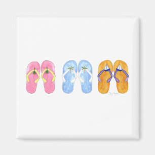3 Seiten des Flip-Flops-Magnet Magnet