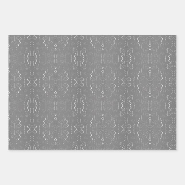3 Set für Sie Party Wrapping Paper Geschenkpapier Set (Vorderseite 3)