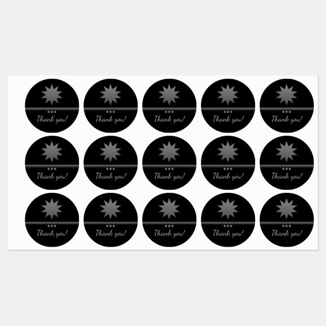 3 Silver Text Black Beruflich Labels spalten Etiketten (Blatt)