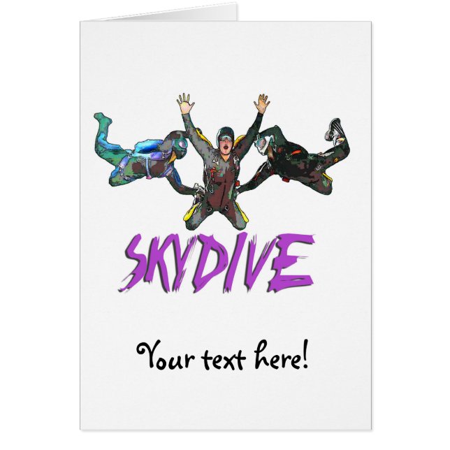 3 Skydivers - lila (Vorne)