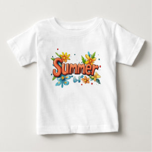 3. Sommertext Baby T-shirt