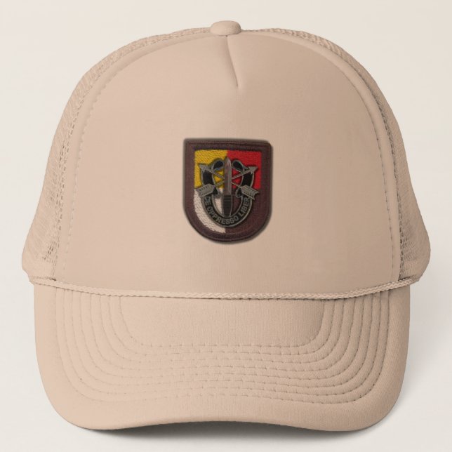 3. Spezielle Kräfte Gruppe Flash Wappen iraq vets  Truckerkappe (Vorderseite)