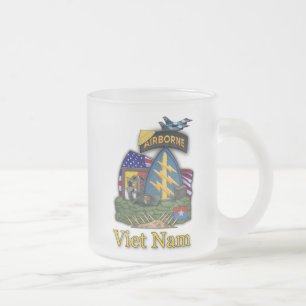 3. Spezielle Kräfte vietnam vets frostige Bier Tas Mattglastasse