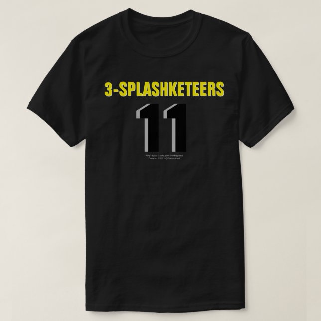 3-SPLASHKETEER: 11 T - Shirt (Design vorne)