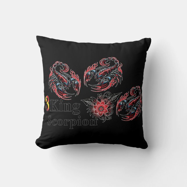 3 Sporpion King Pillow Kissen (Vorderseite)