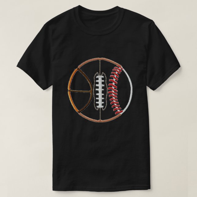 3 Sport Ball T - Shirt (Design vorne)