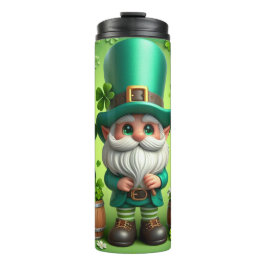 3 St Patrick's Day Gnomes Thermosbecher