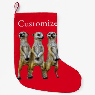 3 Stehend Meerkats Thunder_Cove Kleiner Weihnachtsstrumpf