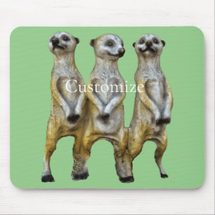 3 Stehend Meerkats Thunder_Cove Mousepad