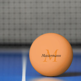 3 Sterne personalisiert mit Monogramm Tischtennisball