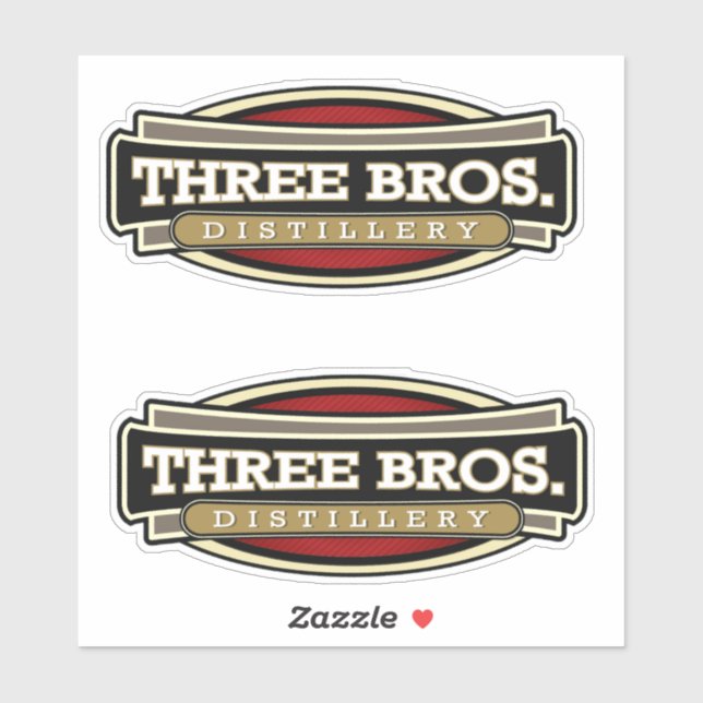 3 Stickers Distillerie Bros (Feuille)