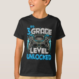 3. Stufe Entsperrtes Spiel auf 3. Stufe zurück T-Shirt