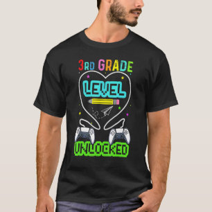 3. Stufe frei erster Tag zurück zur Schule T-Shirt