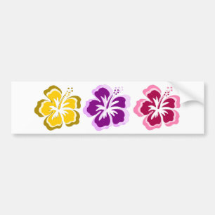 3 süße Blumen Autoaufkleber