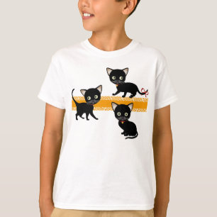 3 T-shirts de l'enfant de minous