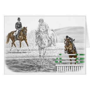 3-tägige Eventing Pferdekombiniertes Training